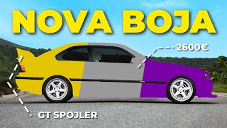 NOVA BOJA + SPOJLER! Uloženo 2.600€ u BMW