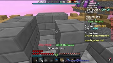 How to build and AFK pool in Skyblock (Hypixel)