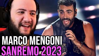 Marco Mengoni - Due vite Sanremo 2023 Reaction \/ Reazione Italy