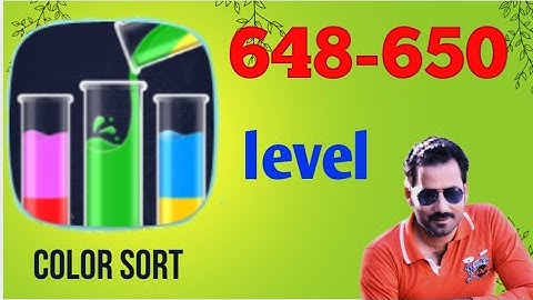 Color sort level 648/650