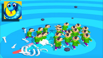 Snake Master 3D - Gameplay android,ios All Levels ( levels 1-5 )