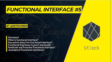 Functional Interface in Java | Example of Functional Interface | Predicate | Function Functional * 5