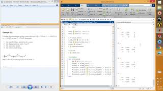 MATLAB - Spring Element | ex-2.1 |