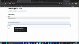 Mail project - CS50 web programming with python and javascript.