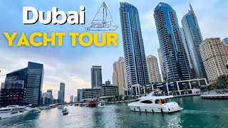 Dubai  Yacht Tour || Magical Evening Yacht Tour from Dubai Marina