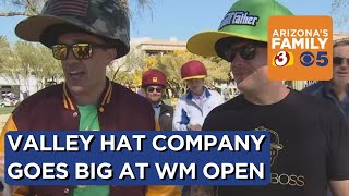 Owner of Phoenix area hat company selling merchandise at WM Phoenix Open