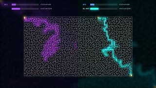 Ep.4 BFS vs Bidirectional BFS Pathfinding Race in a Maze — Which Finds the Goal First
