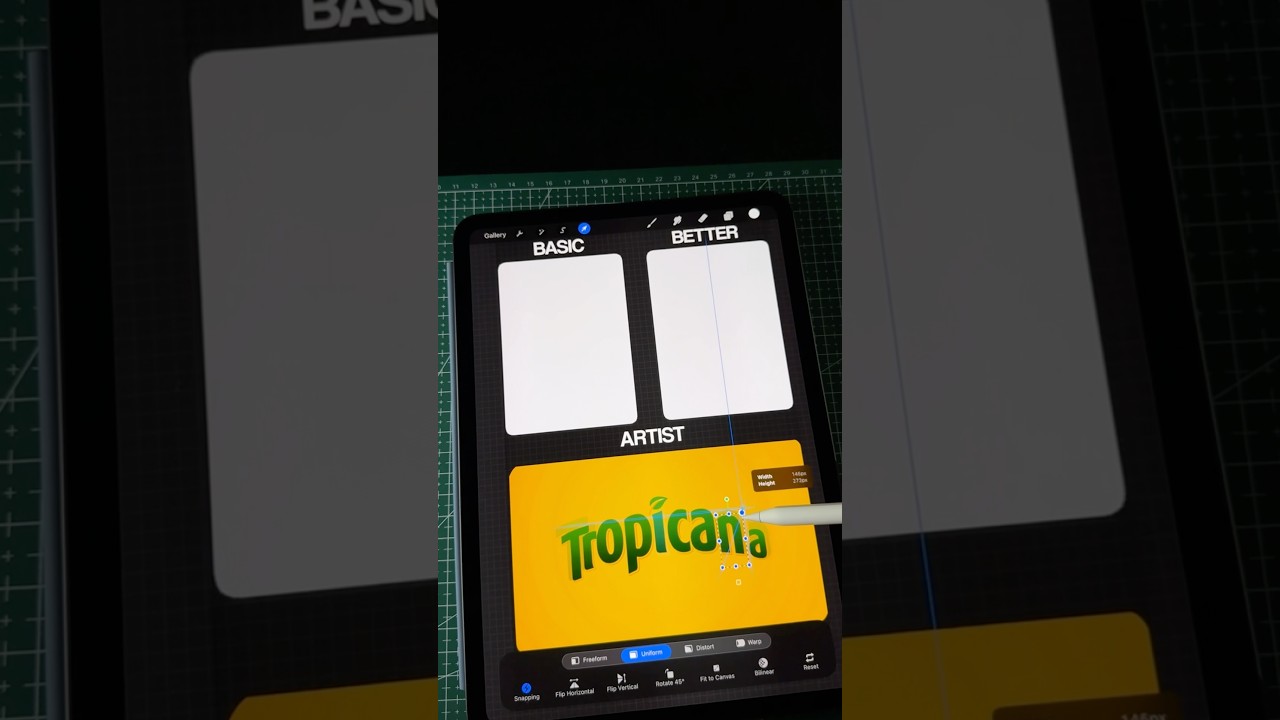 Tricky tropicana animation #logo #animation