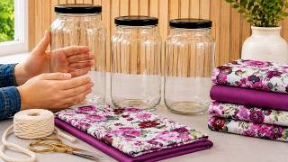 Don't Throw Away Glass Jars Until You See This! You'll Never Believe They Were Just Old Jars! 😍