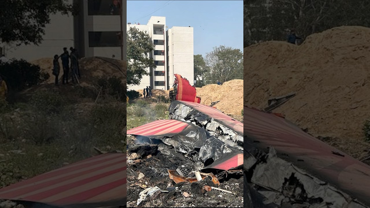 Air India plane crash in Ahmedabad India on 12th June Rest in peace all 🪦🙏