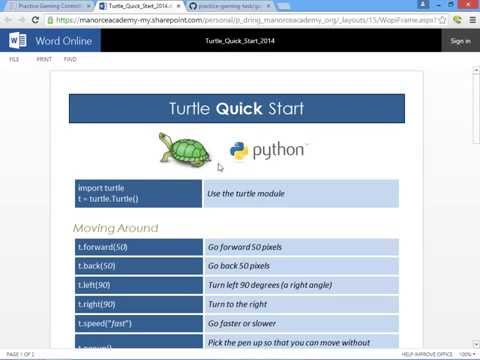 Introduction to turtle graphics for gaming