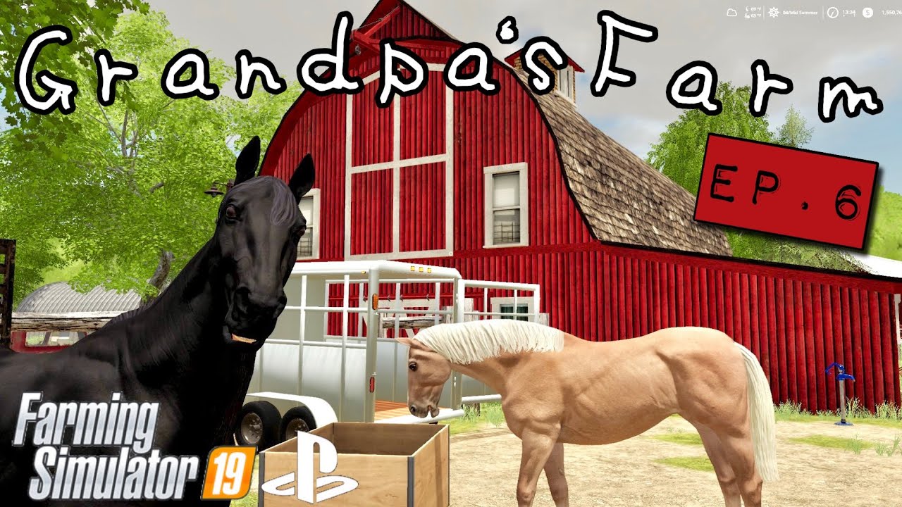 We Got Horses! - Bucks County PA - Episode 6 - Farming Simulator 19 for PS4 - 
