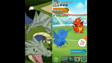 Facing a powerful hacker in arena - Dynamons world- unbelievable- one hit all Dynamons- #shorts-😨😱⚡😟