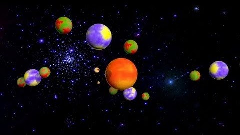 [3ds Max] Animation of a virtual planet system