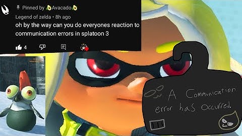 Basically everyones first reaction communication errors in splatoon 3 #splatoon #funny
