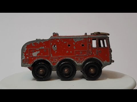MATCHBOX Restoration No 63b Foamite Crash Tender 1964 - YouTube