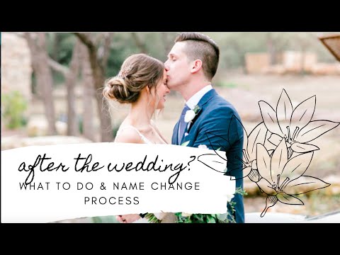 Video: What Documents Should Be Changed First After The Wedding