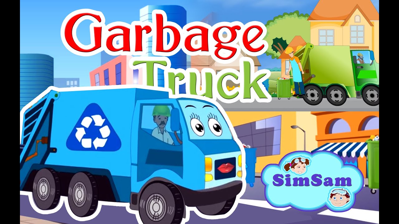 Garbage Truck Nursery rhymes kids, children, toddlers
