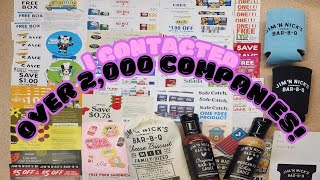 Contacting Companies for Coupons & Samples Part 24. I contacted 2K companies and here's the result!