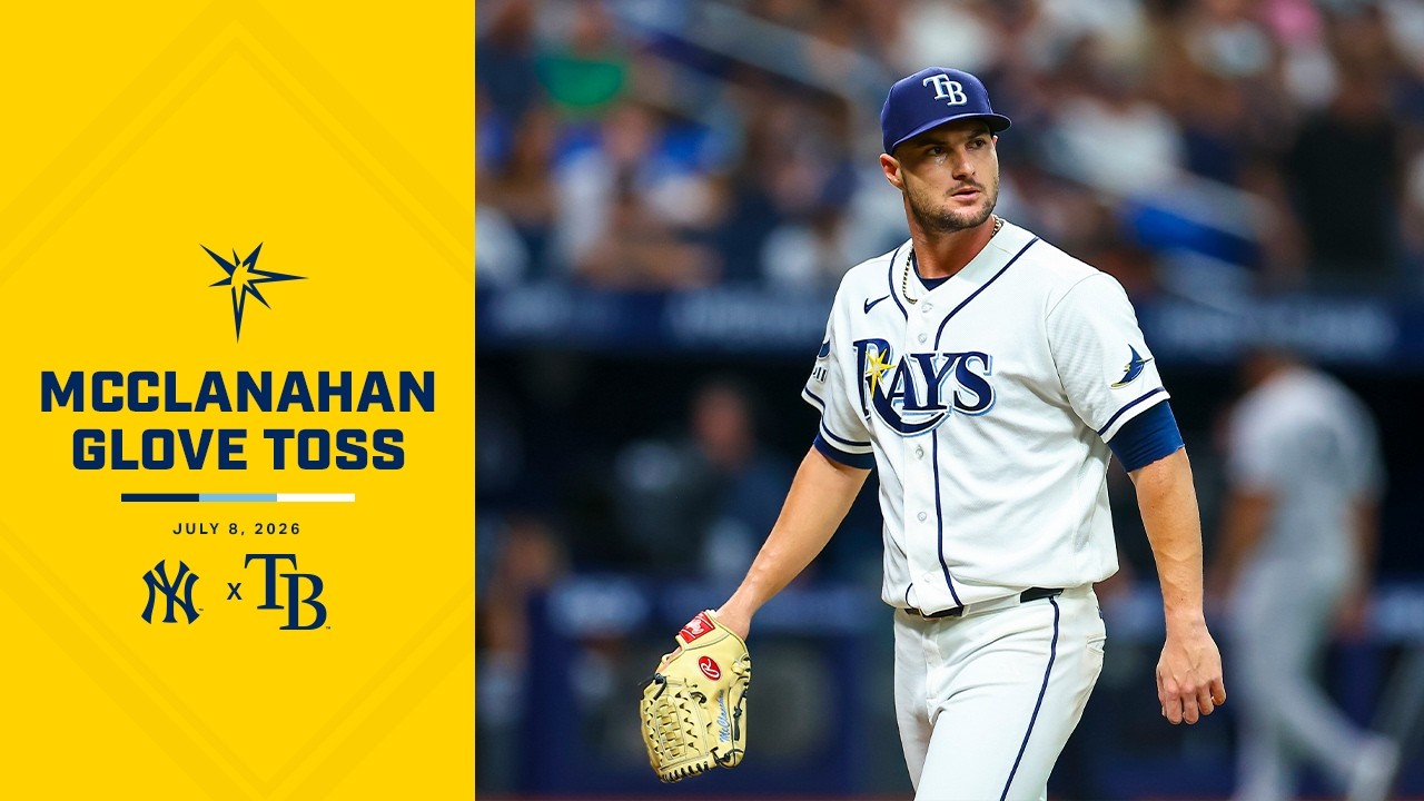 Shane McClanahan makes the play at home vs the New York Yankees