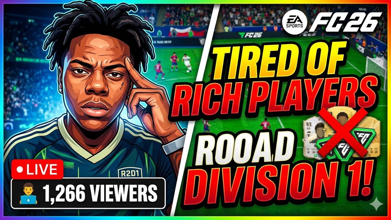 🔴 Fc26 division rivals Road to division 1 (I am Tired of these Rich ...