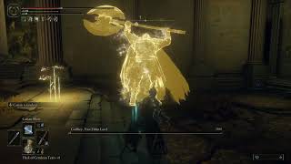 Spellblade Build Vs Godfrey Golden Shade - Elden Ring Boss 135165 Full Fight