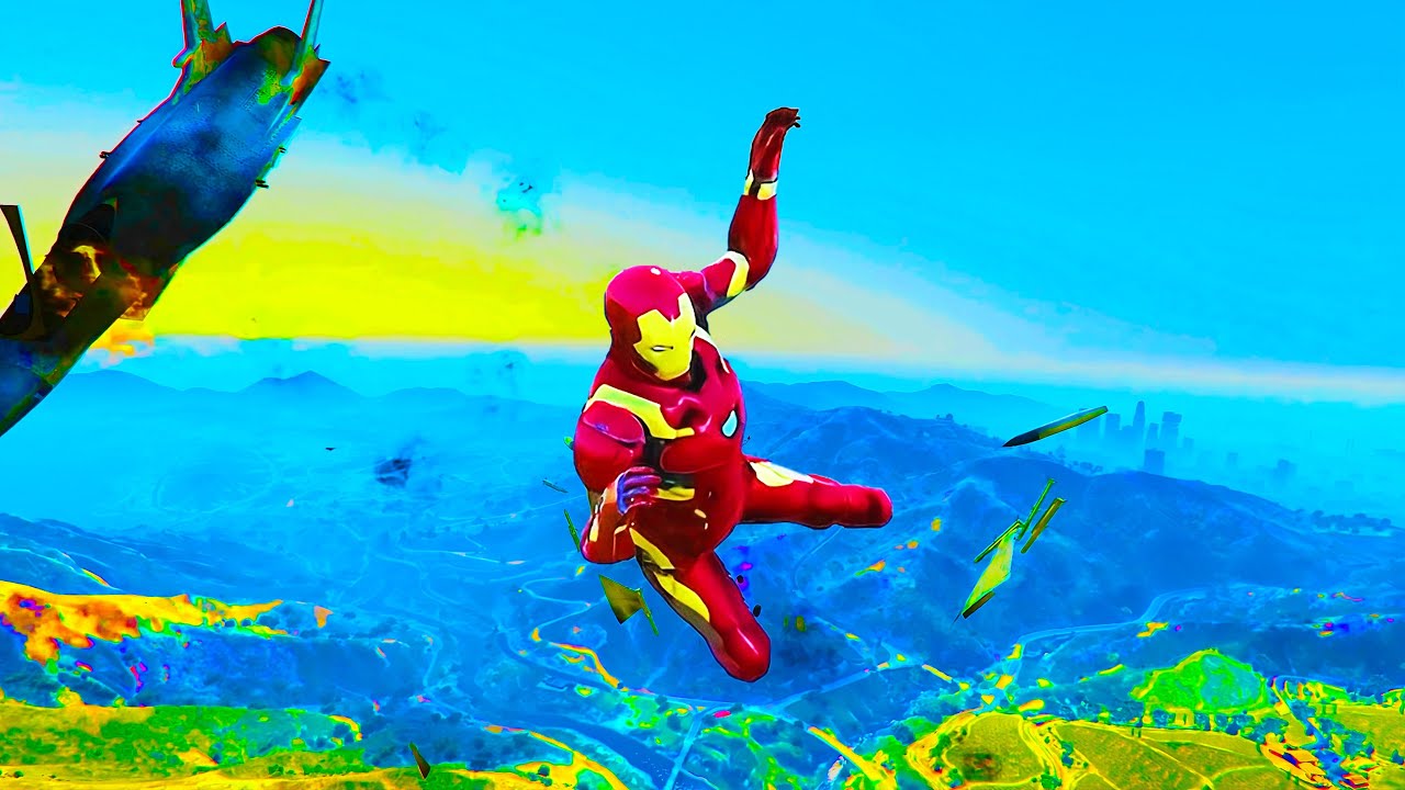 GTA 5 Ultimate Graphics Mod Iron Man Ragdolls 3 - YouTube