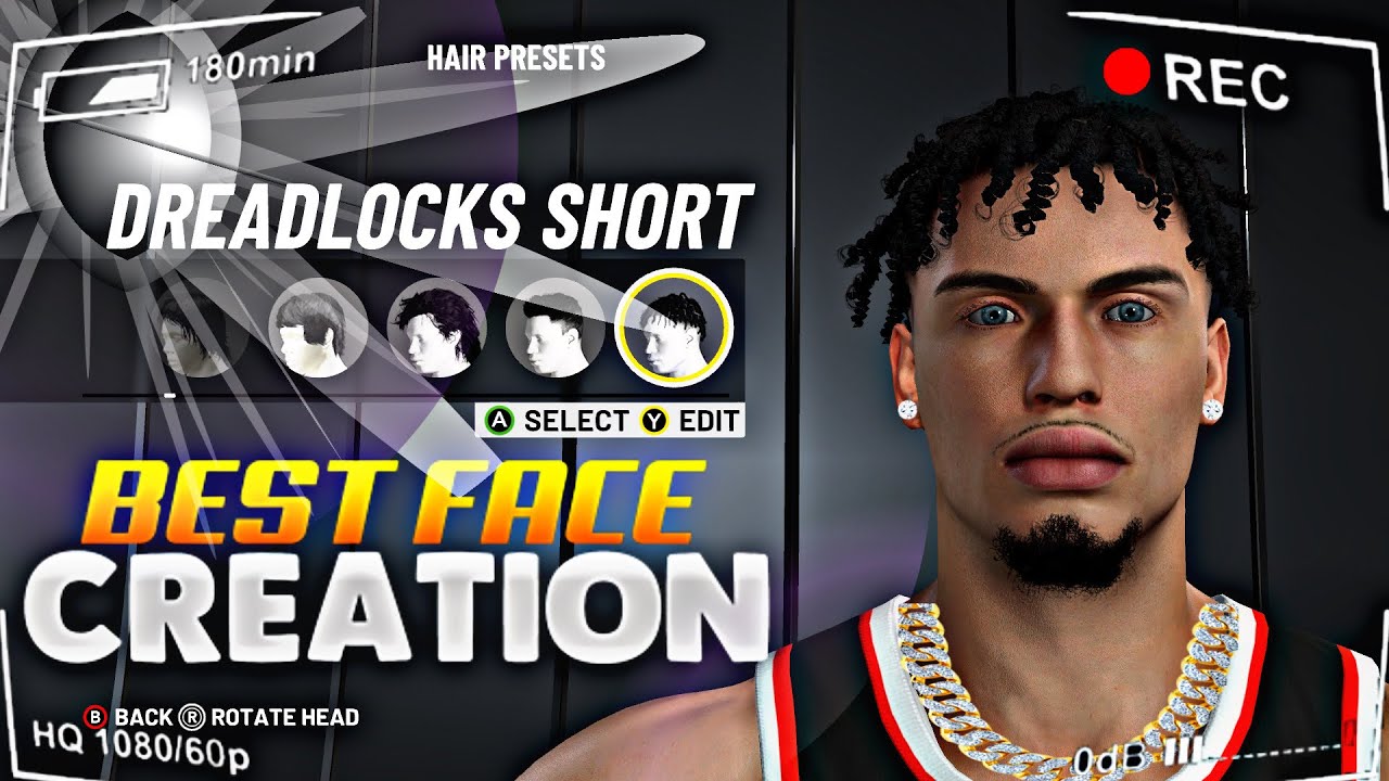 *NEW* BEST DRIPPY FACE CREATION TUTORIAL in NBA 2K22 • BEST COMP STAGE