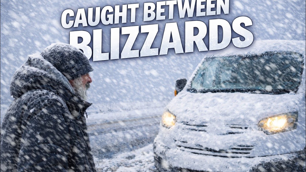 Ep.5   Caught Between Blizzards - Winter Vanlife in Scotland