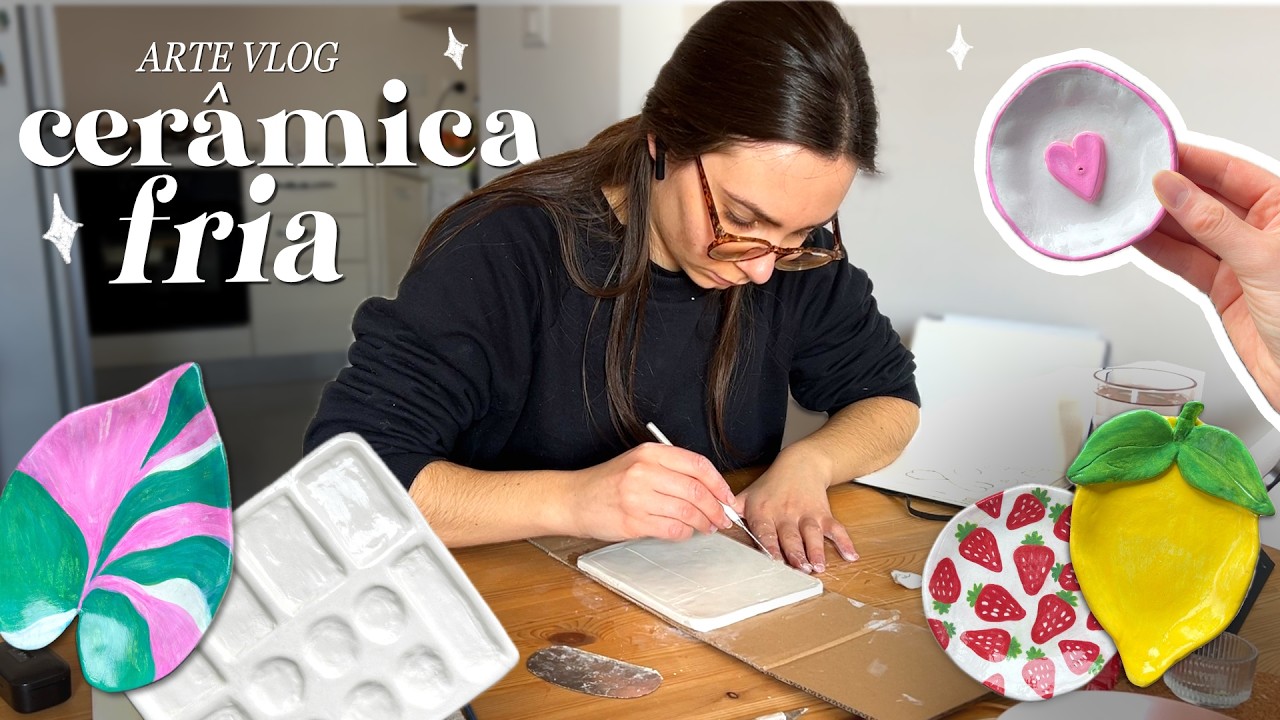 vlog: decorações com cerâmica fria e reflexões sobre pensar demais