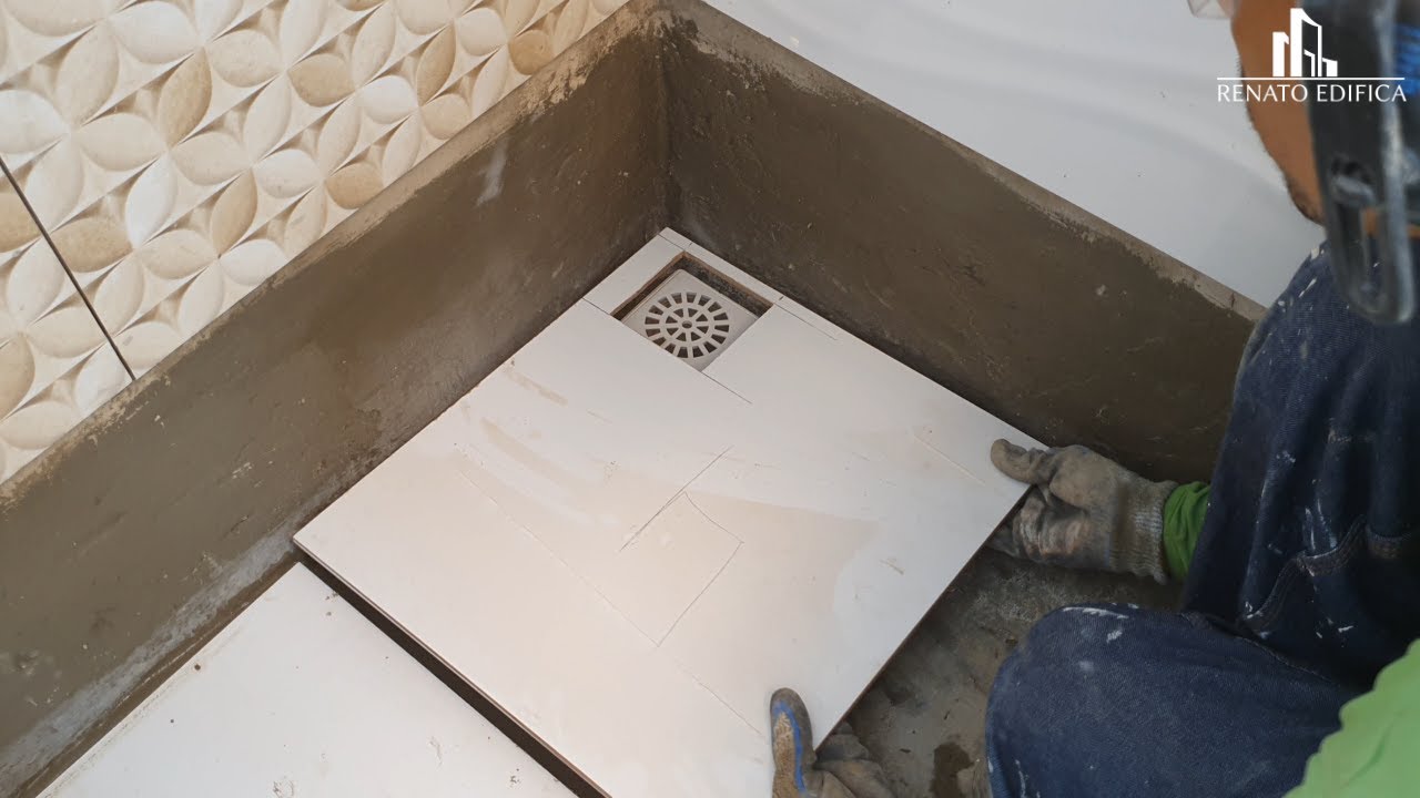 Como aplicar cerâmica em banheiro. Episodio 15