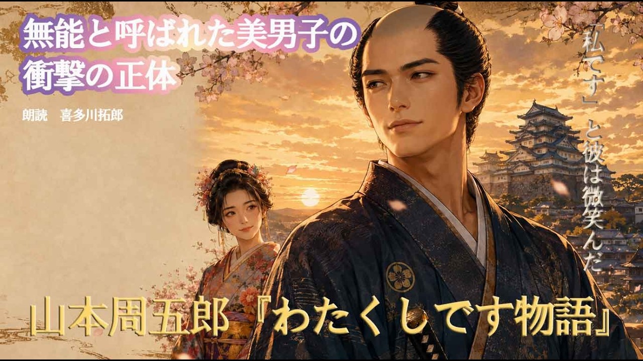 【朗読　喜多川拓郎】山本周五郎『私です物語』〜「私です」と微笑む無能な美男子。彼が隠し通した「美しすぎる嘘」に涙が止まらない。