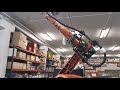 Kuka Kr210 ultra long reach industrial robot at Eurobots