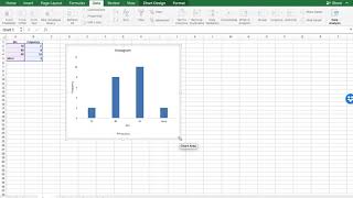 Histogram using Excel