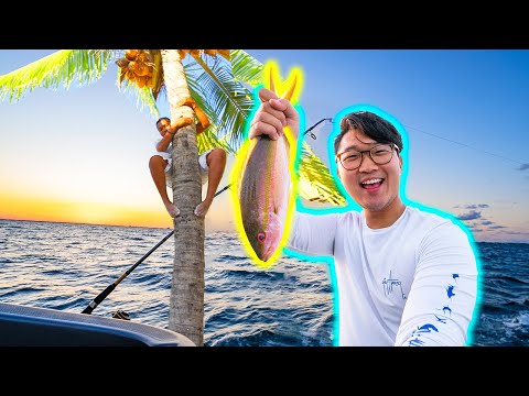 ÚLTIMO DÍA EN CANCÚN SACANDO COCOS Y PESCANDO