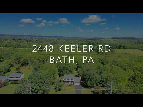 2448 Keeler Rd, Bath, PA home video tour