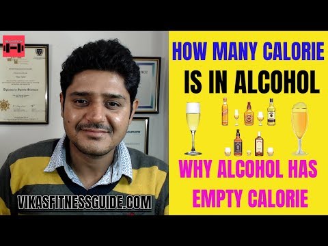 How many calories is in alcohol