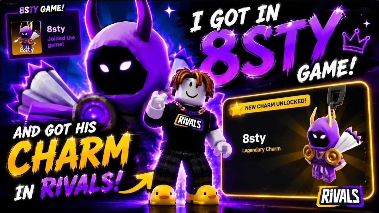 I got in 8sty GAME and got his CHARM!!! and he SHOUTED me out!!! - YouTube