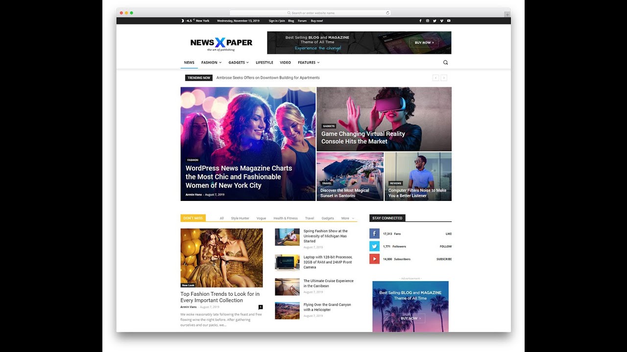 [FREE] PREMIUM Newspaper Wordpress Theme - YouTube