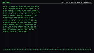 Cold Cases | Sony Pictures: When Hollywood Got Hacked