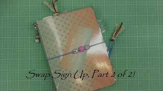 Laminated Travelers Notebook Tutorial, Part 2: Folder, Pocket, Bookmark w/Washi, Dashboard, etc