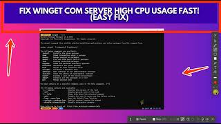 Fix Winget Com Server High Cpu Usage Fast Easy Fix