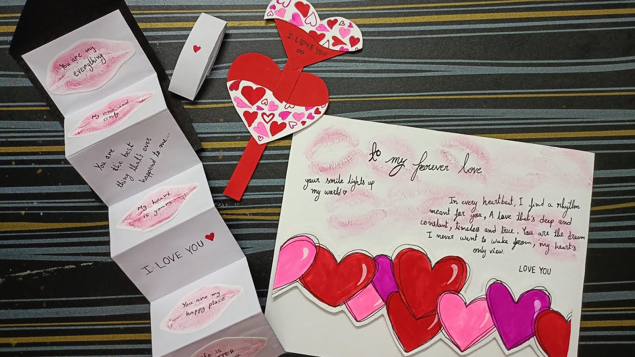 Valentine's Day Card Idea ❤️💋💗💖 || 3 DIY Cards in One Video 📷🌹💥 || Quick & Easy ⏱️⏳