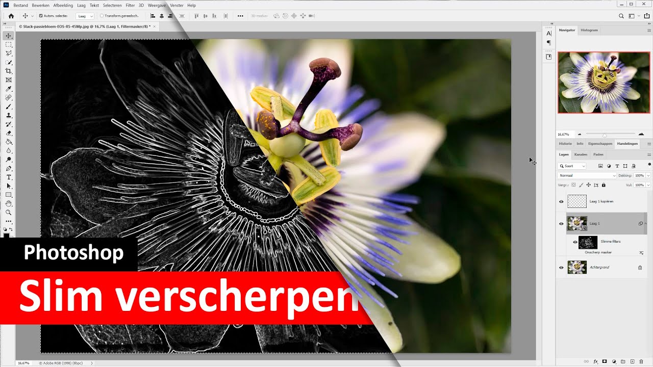 Update New Photoshop | Slim verscherpen (Dutch)