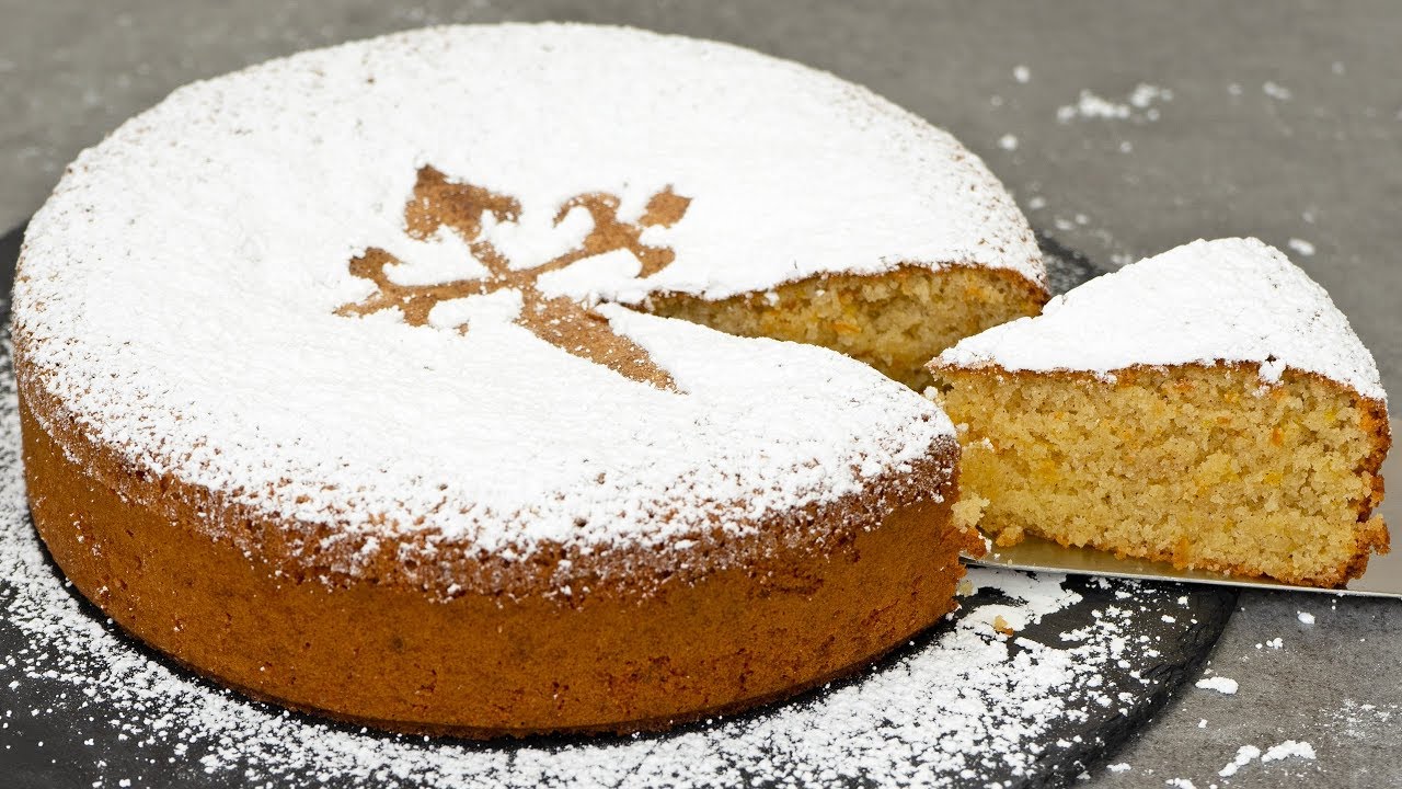 Spanish Almond Cake | Tarta de Santiago - YouTube