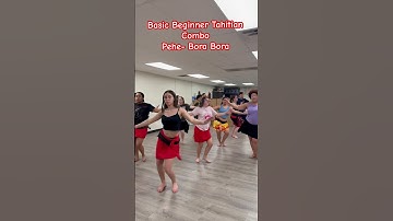 Thumbnail of Practice of warm-up to a beginner Tahitian Dance Combo using the beat Bora Bora #tahitiandance