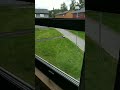Robot lawnmower sensing road and obstacle
