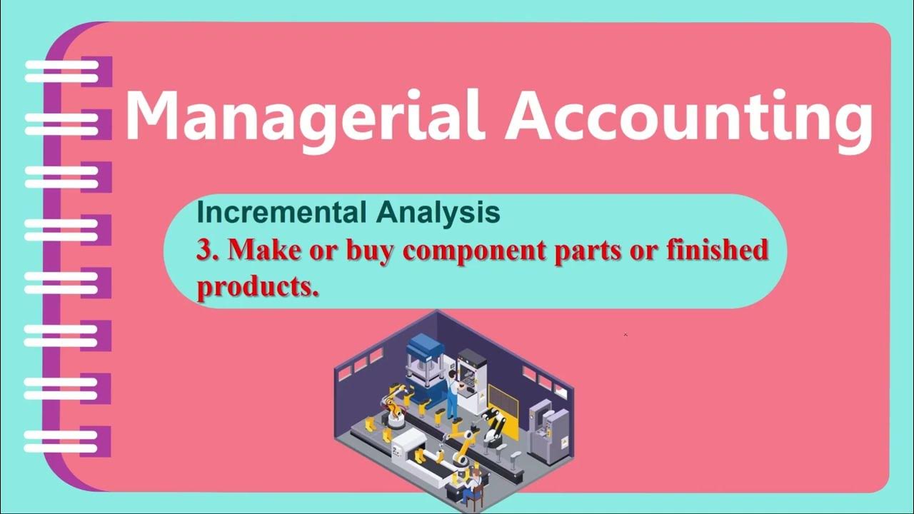 Managerial Accounting Make or buy component parts or finished products