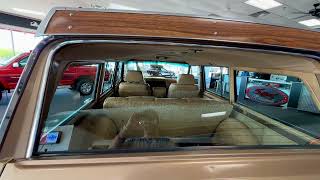 1988 Jeep Grand Wagoneer rear window operation