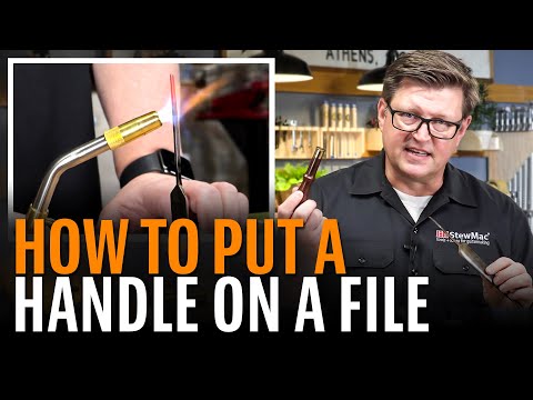 How To Install A Handle On a Woodworking File